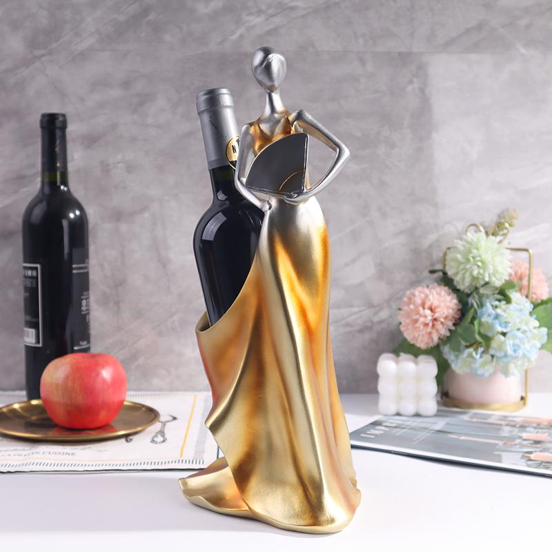 Винная полка в европейском стиле, Держатель для бутылок в виде девушки, Домашний декор, Винный шкаф для гостиной, Декоративные элементы, Креативное украшение