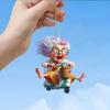 New 2D Flat Acrylic Flat Cartoon Grandma Pendant, Keychain Decoration Car Pendant