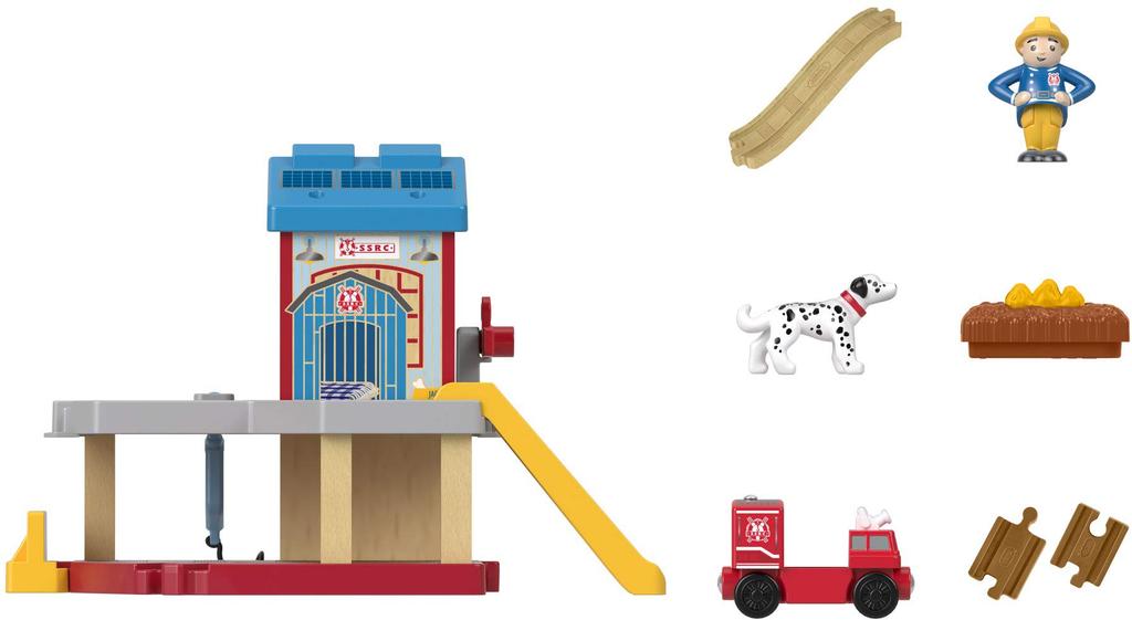 Thomas the Tank Engine Wooden Rail Series Firehouse FVD12