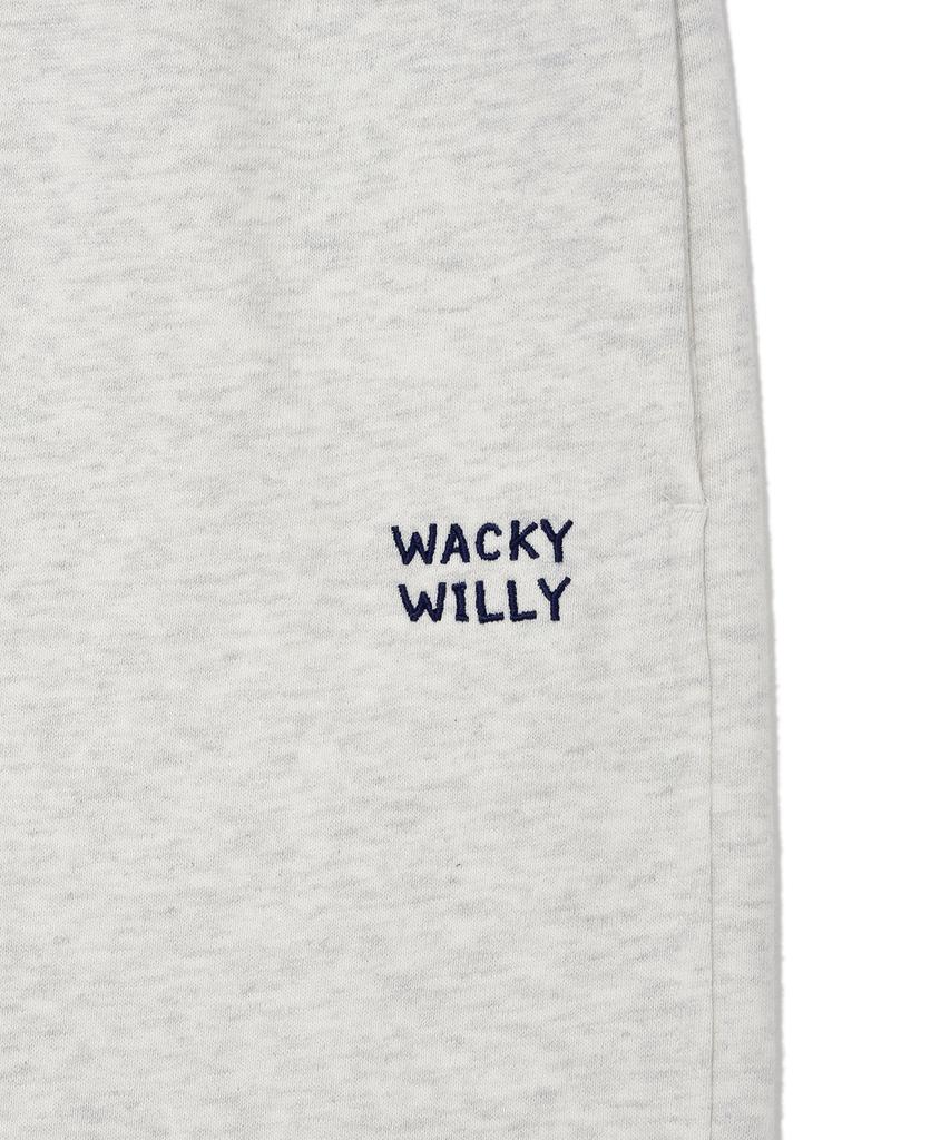 WACKY WILLY Women'S Semi-Wide Sweatpants Oatmeal