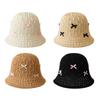 Mini Bow Beach Straw Hat Breathable Women Suncreen Hat Fashion Korean Bucket Hat Sun Protection