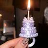 Silk Finish Cake Ring Candle Holder 3D Birthday Candle Ring  Birthday Cake Decoration
