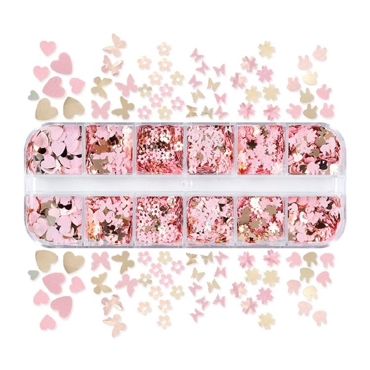 Блестящие Хлопья Сердечные Блестки Конфетти для DIY Изготовления Украшений Наполнители для Форм из Смолы Блестки Декорации для Маникюра для Поделок