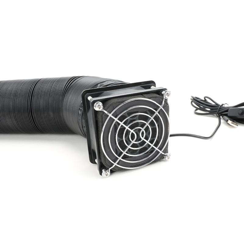 Вентиляционная система с питанием от USB 5 В 800x800x250 мм Вентилятор 4000 об/мин для удаления дыма и запаха Аксессуары для бокса для 3D-печати