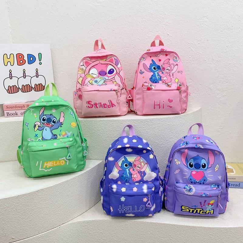 Angel Heart Ice Cream Rainbow Cartoon Printed Children Backpack