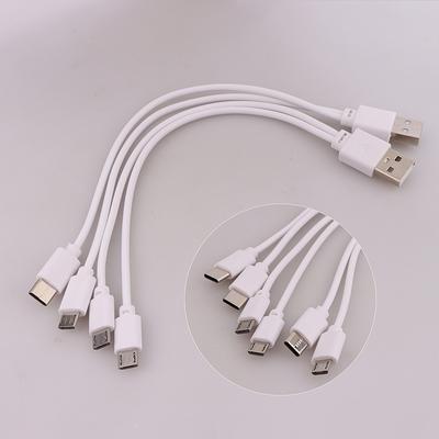 1 шт. Кабель-разветвитель USB папа на Micro USB/Type-C 2 в 1 для передачи данных и зарядки для смартфонов и планшетов Android, двойной Micro USB
