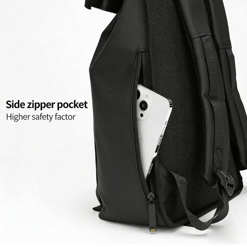 Lightweight Travel Backpack With Shoulder Strap Large Capacity Multifunctional Compartments School Essentials Bag