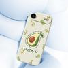 For iPhone 17 Air Case Avocados Pattern Printing Straight Edge TPU Phone Back Cover