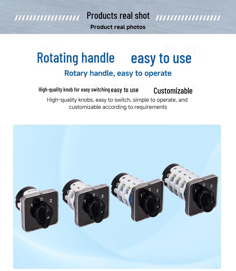 Zhuochao SZL9-20/D0083.1 Rotary Changeover Switch (Equivalent to LW31 GLE9 EP Universal Switch)