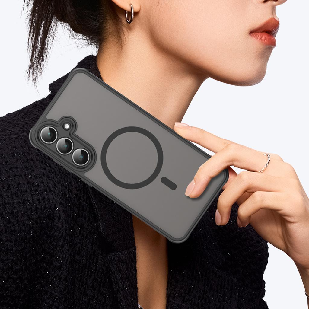 Для Samsung Galaxy S25 FE Чехол Совместимый с MagSafe Противоударный ПК+ТПУ Чехол для телефона