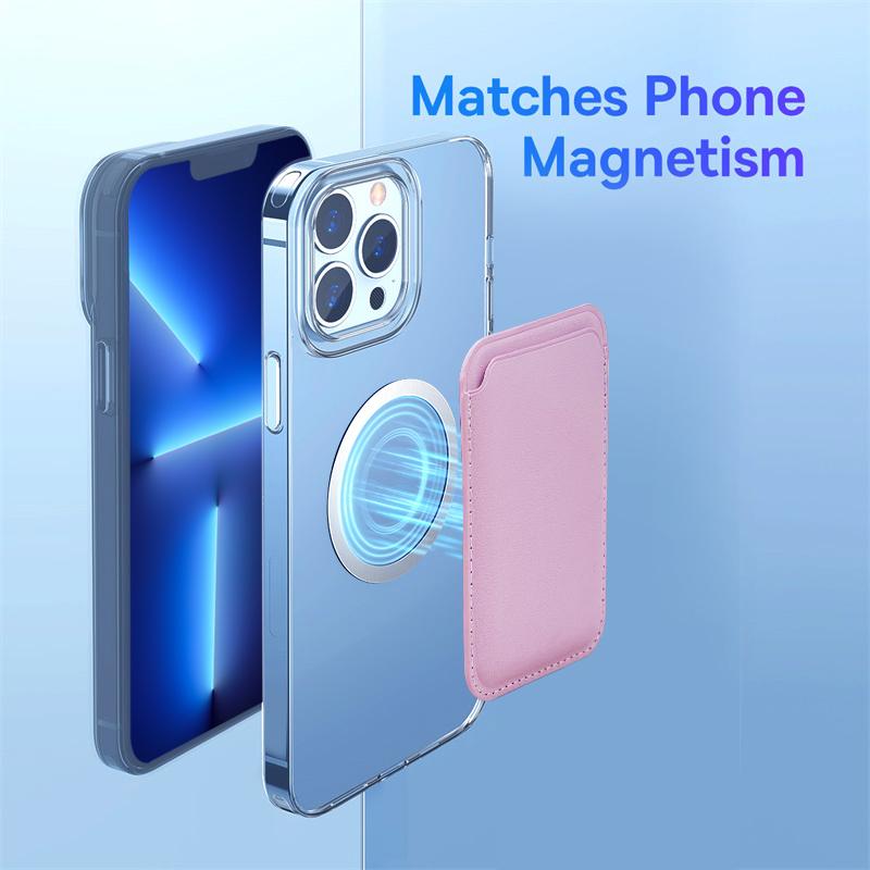 Для Magsafe Сильный Магнитный Кожаный Кошелек Карман Магнитный Для Apple iPhone 17 16 15 14 Держатель Карт Чехол-Сумка для Телефона Аксессуары