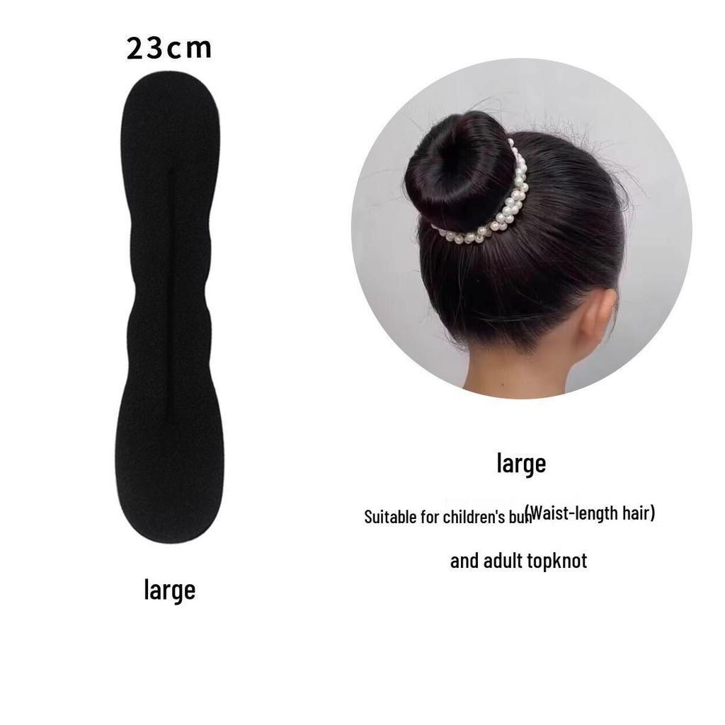 Детский пучок для волос - Пушистый цветок-бутон, клипса для легких причесок с двойным пучком