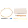Набор для вышивания с иглой Punch Hoops DIY Coarse Wool Brass Yarn Scissors Tools Set