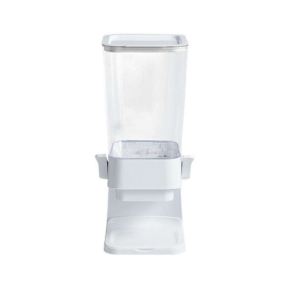 Диспенсер для хлопьев Универсальный контейнер для сухого корма для домашних животных Кухонная коробка для еды Экономия места Контейнер для рисовых зерен