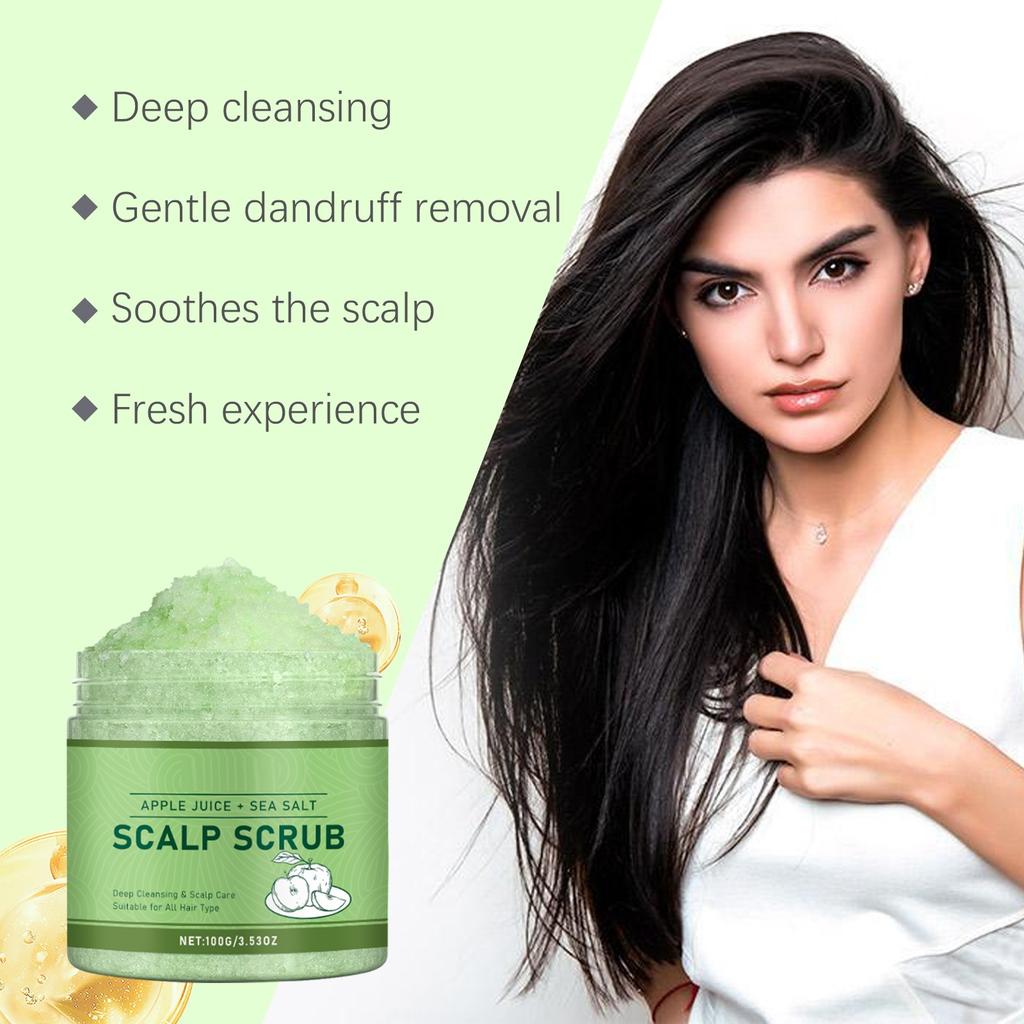 Scalp Care Scrub Sea Cleanser Oil Control -dandruff Soft Hair Refreshing Scalp Clean