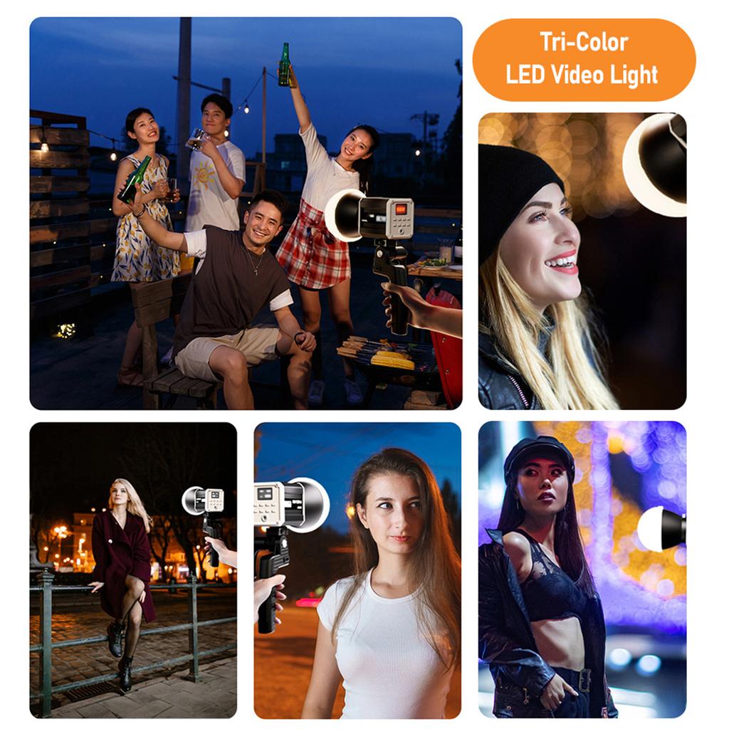 Студийный свет 60 Вт 2800K 6800K Цветовая температура Светодиодный студийный свет для фотографии Прямая запись