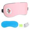 Sugarman Hot Eye Mask USB Rechargeable Eye Mask Cordless Reusable Eye Warmer 3 Stage Heating Vibration Mode Comes with Gel Eye Mask Automatic Off