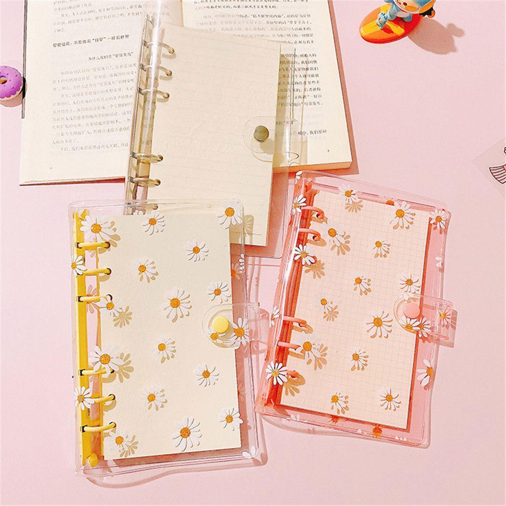 New School Supplies Stationery Notebook Binder Binder Pockets Transparent Folders A5A6