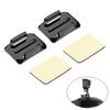 Black Action Camera Adhesive Mounts Curved Flat Mounts Sticky Pads Fit for GoPro 9 8 7 6 5 4