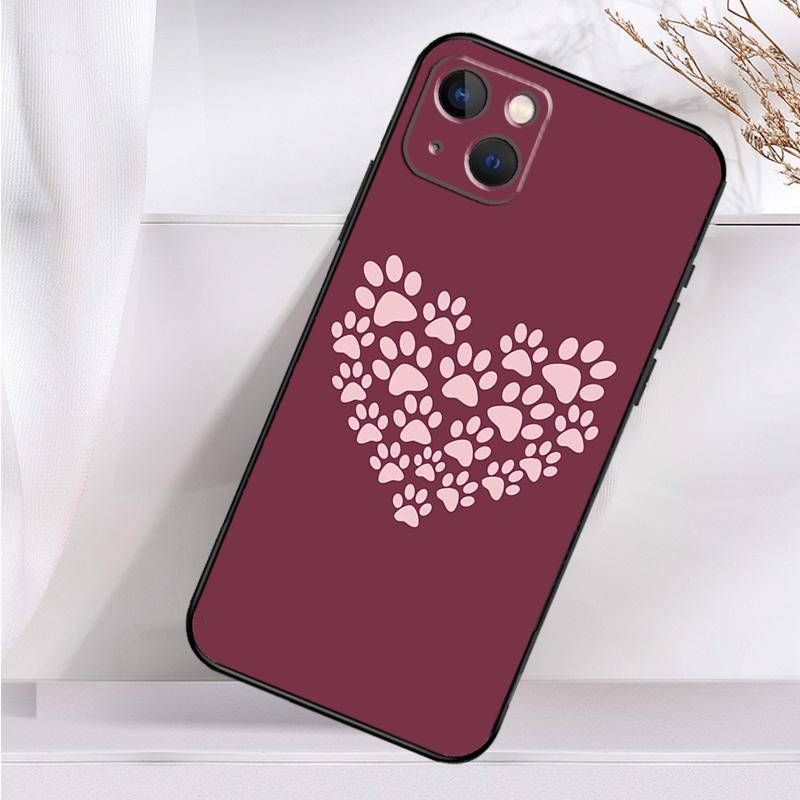 Чехол с лапками кошки и собаки, противоударный, для iPhone 17 Pro Max 11 14 15 16 Plus 12 13 Mini 16e 17 Air, чехол для телефона