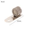 Supplies Triple Orifice Portable Single Hole Double Opening Spring Pen Clip Metal Pencil Holder