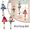 Bird Song Bell For Wall Window Door Wind Bell Hanging Ornaments Garden Patio Decor Craft Pendant  For Wall Window Outdoor