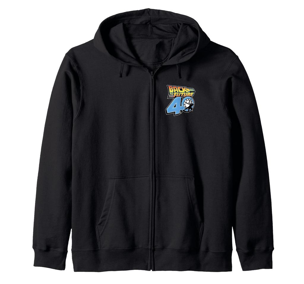 Back to the Future 40th Anniversary Time Machine POV F&B Zip Hoodie