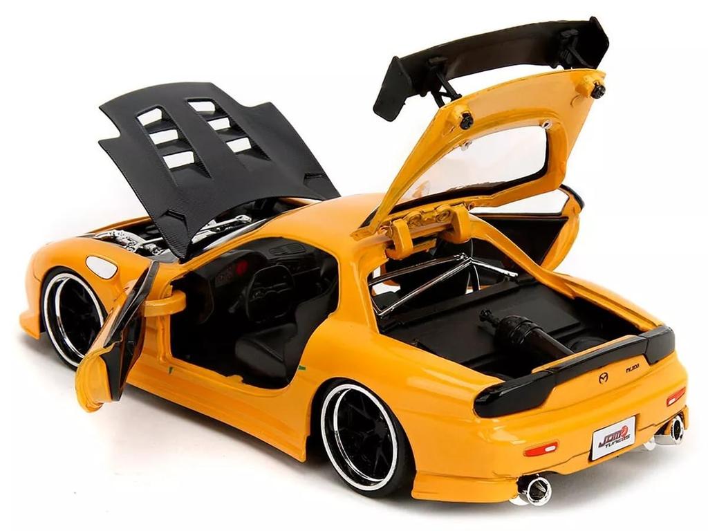 JADA TOYS Mazda FD3S HKS Tuned Yellow HKS Tuned JDM Tuners Mini Car 1/24 RX-7 [Предмет]