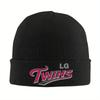 LG-Twins Сеул Бейсбол KBO Логотип-надпись Вязаная шапка Бини Осенняя Зимняя Шапка Теплые Уличные Кепки Мужчины Женщины