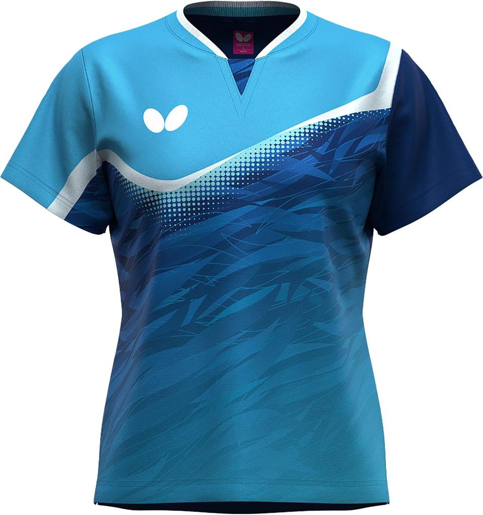 Butterfly Game Wear (Table Tennis) Laurie Shirt 174: Sky M