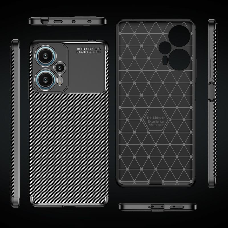 Чехол-накладка для Poco F5 для Xiaomi Poco F5 F 5 Capas Новый противоударный бронированный бампер на заднюю панель телефона Мягкий ТПУ Для чехла Poco F5 Fundas