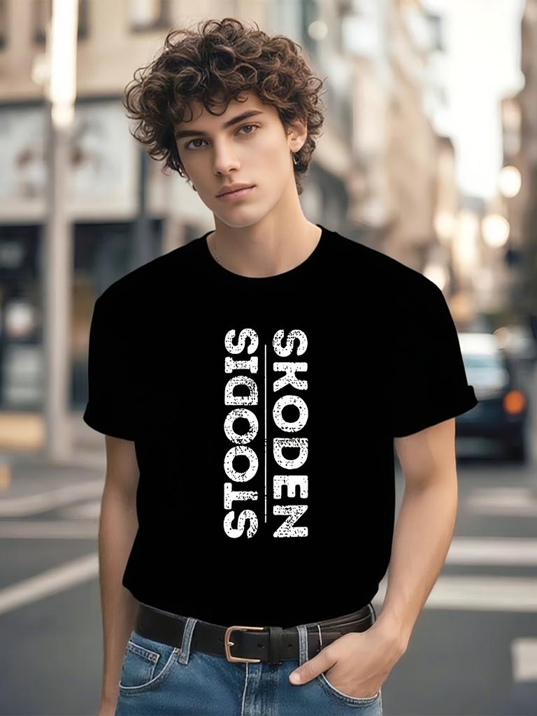 Stoodis & Skoden Funny Slang Meme T-shirt - "Scoop" & "Skoden" Print