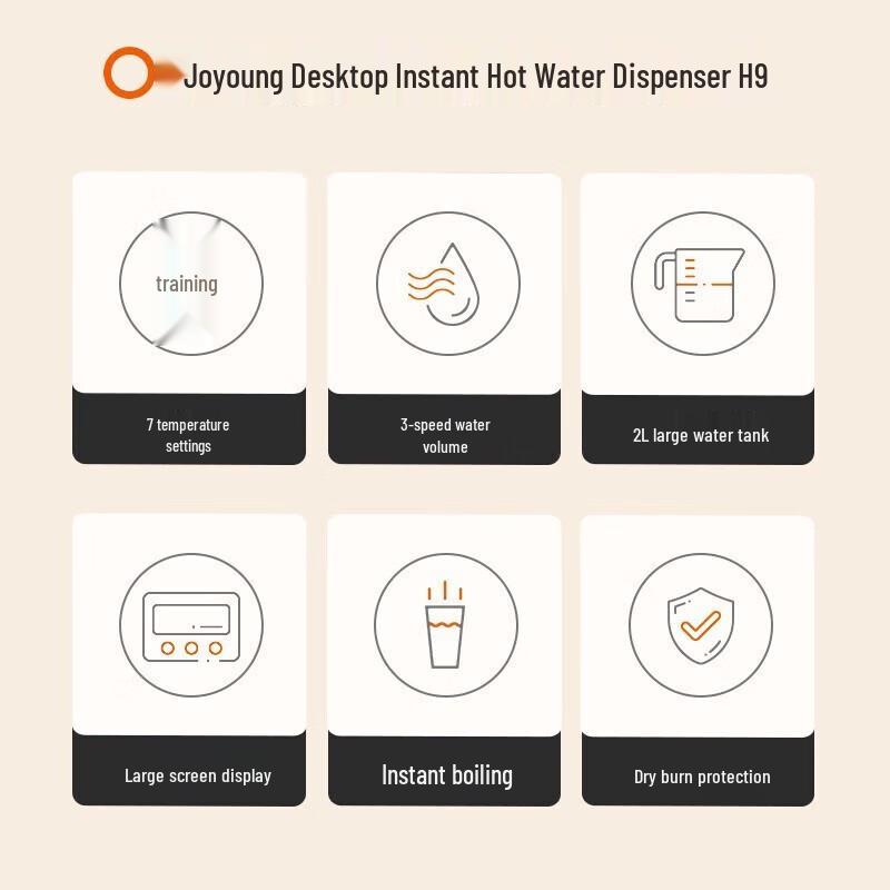 Joyoung JYW-H9 Instant Hot Water Dispenser CN plug (adapter included)