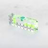 Acrylic Check Bubble Level Tool Pocket Mini Level Tool with 90°/180° Level Bubbles Construction Tool Magnetic Base