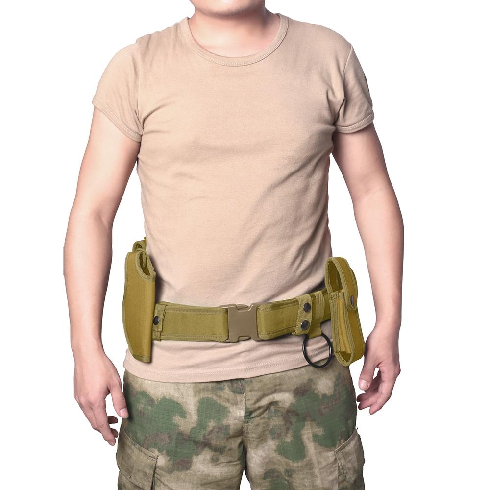 Регулируемый сверхмощный 6 в 1 быстросъемный ремень для правоохранительных органов с сумкой для полиции