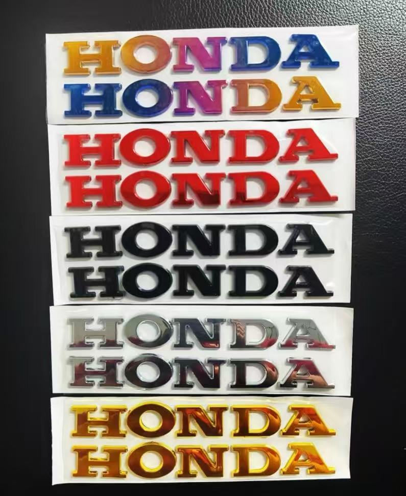 3D Наклейка с логотипом Honda Буква j53 Наклейка для мотоцикла Логотип Водонепроницаемые наклейки для Pcx160 Nss350 Pcx125 Cbr650r Топливный бак