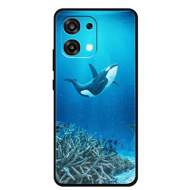 Для Oppo A6 Pro 5G 4G Глобальный Чехол с Рисунком Пейзажа Мягкий Силиконовый Чехол для Телефона для Oppo A6 Pro CPH2799 CPH2781 Модная Задняя Крышка