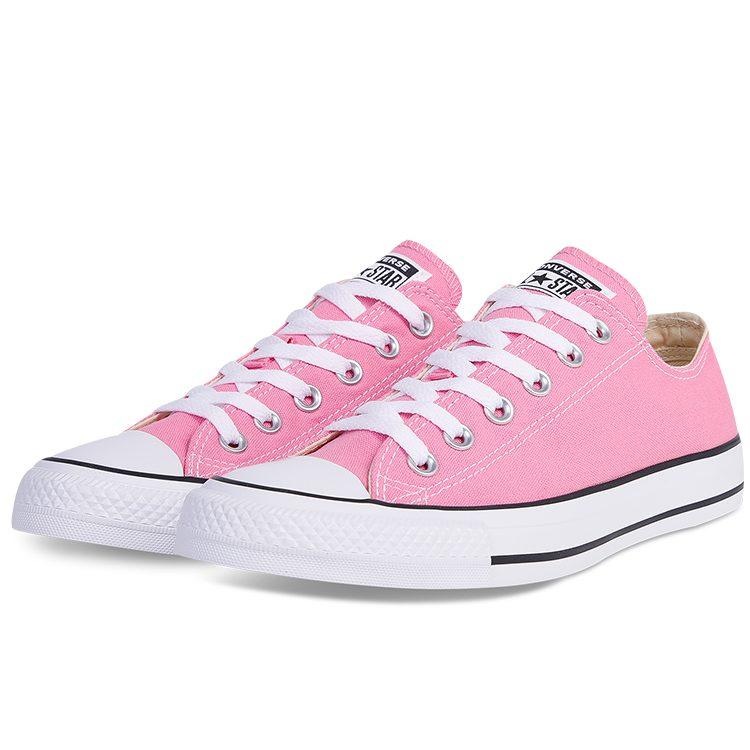 Converse Кеды Chuck Taylor All Star Низкие из износостойкого холста Унисекс Розовый Белый M9007C
