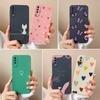 Для Samsung A50 A50S Чехол Простой Сердечко Мягкий Жидкий Силикон Защита Камеры Задняя Крышка Телефона Для Galaxy A 50 A 50S Funda Чехол