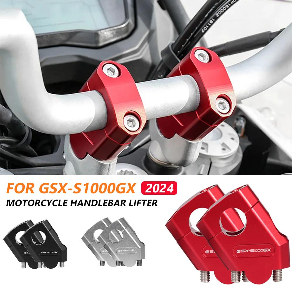 Handlebar Riser Height Support For GSX-S 1000GX 2024 GSX S1000 GX GSXS1000GX Motorcycle Heightened Clamp Seat Hardware Off-road