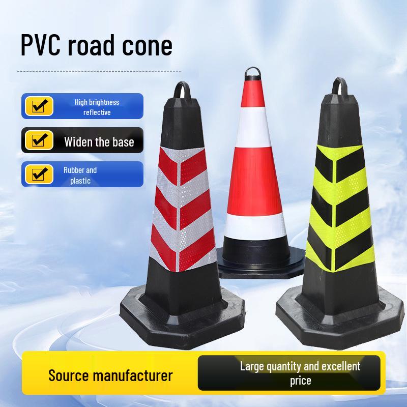 Reflective Traffic Safety Cone for High-speed Construction Sites