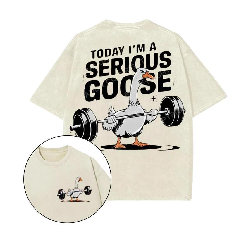 Today Im A Serious Goose Shirt Funny Gym Goose Hoodie Funny Workout Shirt Sarcastic Animal Lover Gift Weightlifting Humor