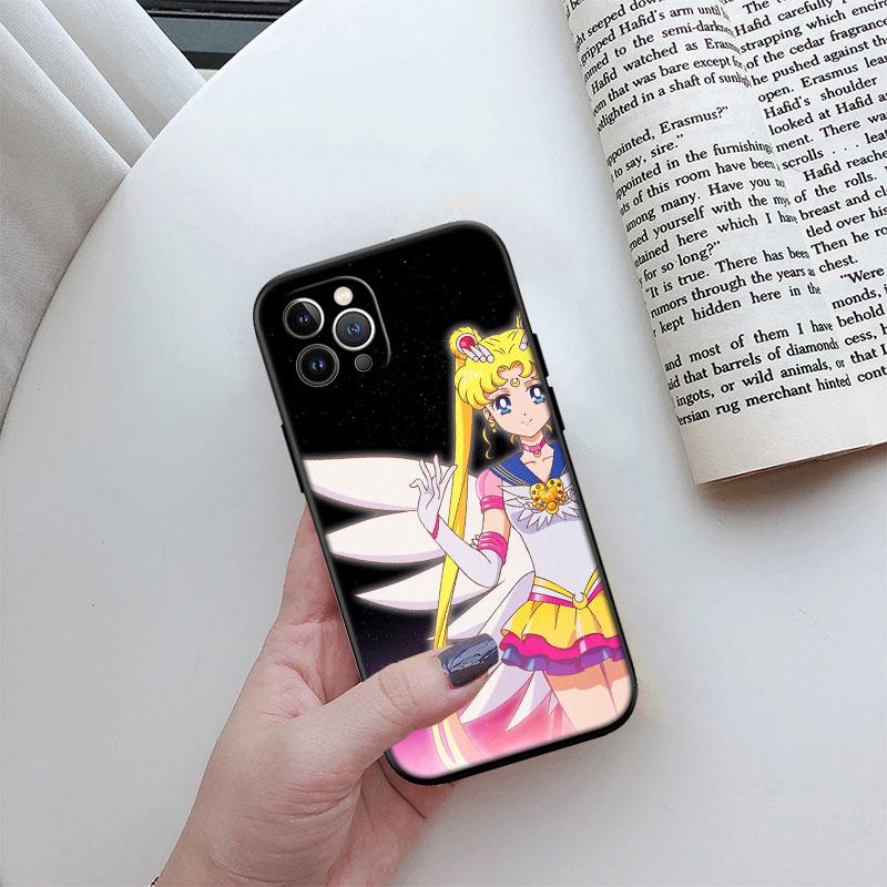 S-Sailors-wallpaper M-Moon Phone Case for Motorola Moto Edge 60 60s 70 G86 G56 G54 E14 G04S G45 G54 G64 Pro Power Neo Fusion