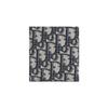 Dior Logo Compact Jacquard Wallet Men wallet Beige Black 2ESBC072YSE-H27E