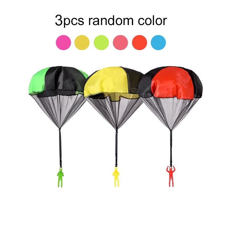 2/4 шт. Мини-парашют для запуска руками для детей, уличные, новинка, смешные игрушки, развивающие, взаимодействие родителей и детей, летающий спорт, подарок TMZ