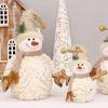 Декор Плюшевые игрушки Мягкие игрушки Праздничные атрибуты Снеговик Кукла Украшения для кукол Рождественские украшения