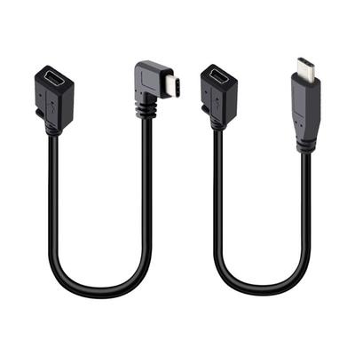 USB 5Pin Female to Type C Male Conversion Adapter Cable Converter Wire Support 5V2A Charge & 480Mbps Data Transfer