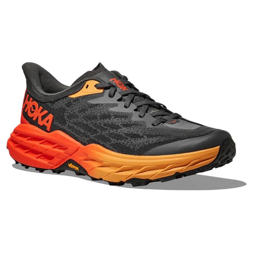 HOKA Speedgoat 5 Castlerock Flame Мужские кроссовки черные 1123157-CFLM