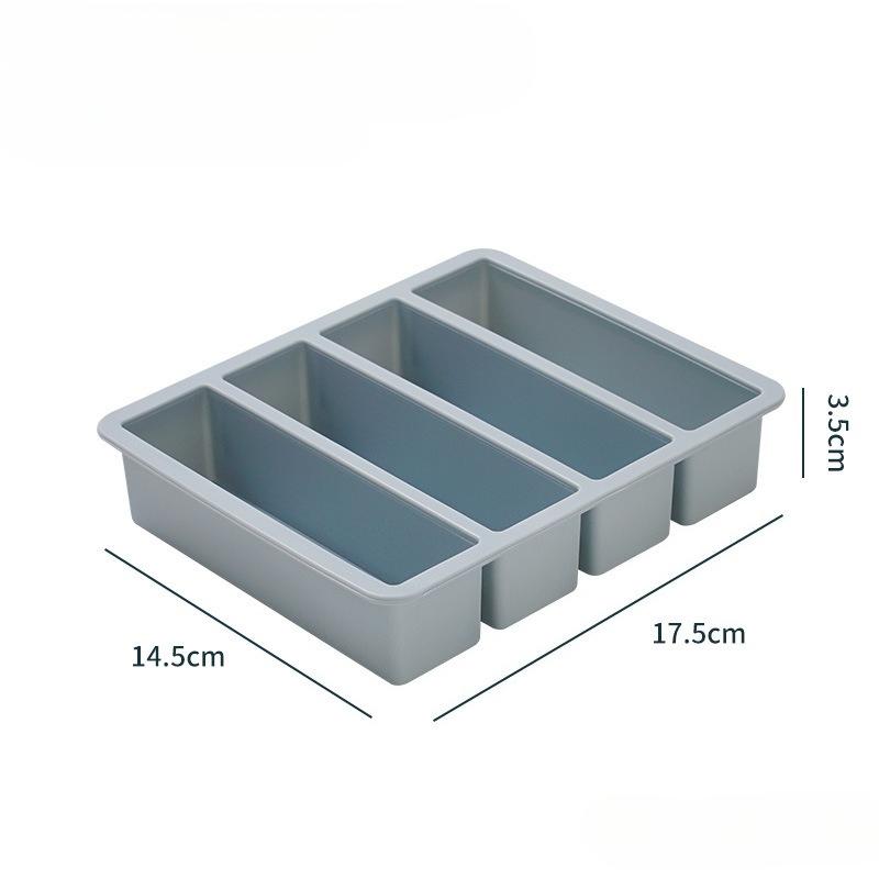 Strip shap Ice Cube Trays Giant Silicone Ice Cubes Square Tray Mold Non-toxic Durable Easy-Release Ice Cube Molds Wine Ice Cube