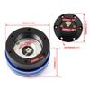 ZS Steering Wheel Hub Adapter, 6-Hole, 70mm, for Racing Simulator Games, M-OZA S-imagic M10 A/Mini European Trucks (Blue)